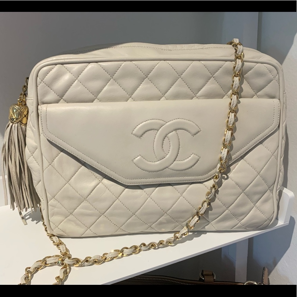 Chanel shoulder camera bag